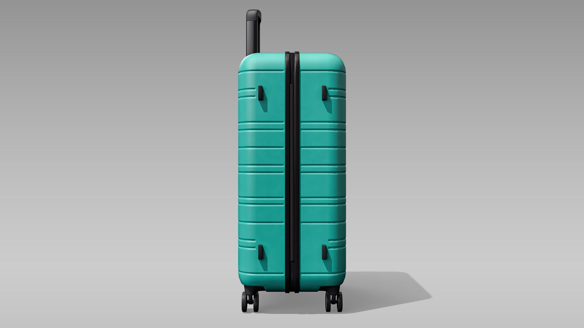 Hardside Spinner Travel Luggage Suitcase Low-poly 3D model_8