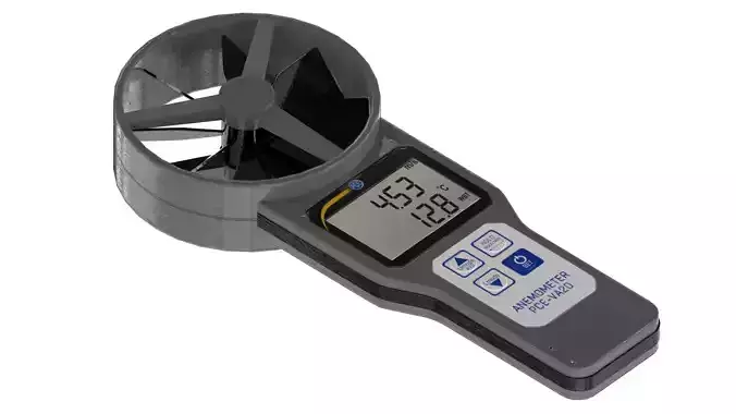 Multifunction HVAC Meter PCE-VA 20 Low-poly 3D model