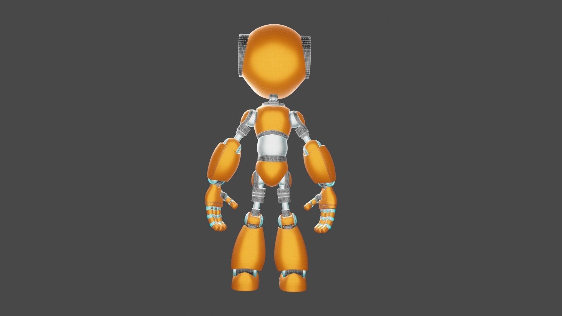 Robot Character - RC02 3D print model_7