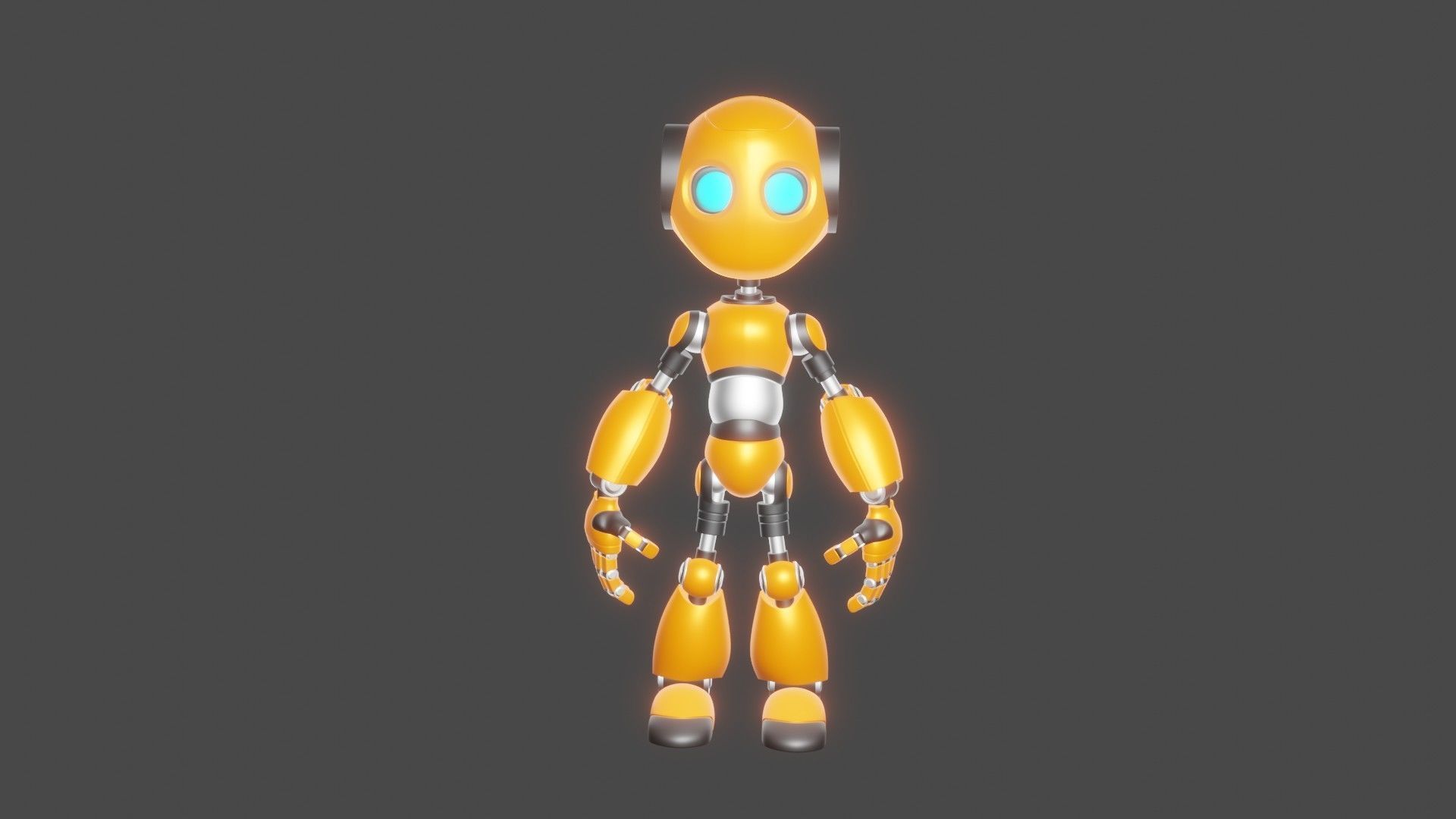 Robot Character - RC02 3D print model_2