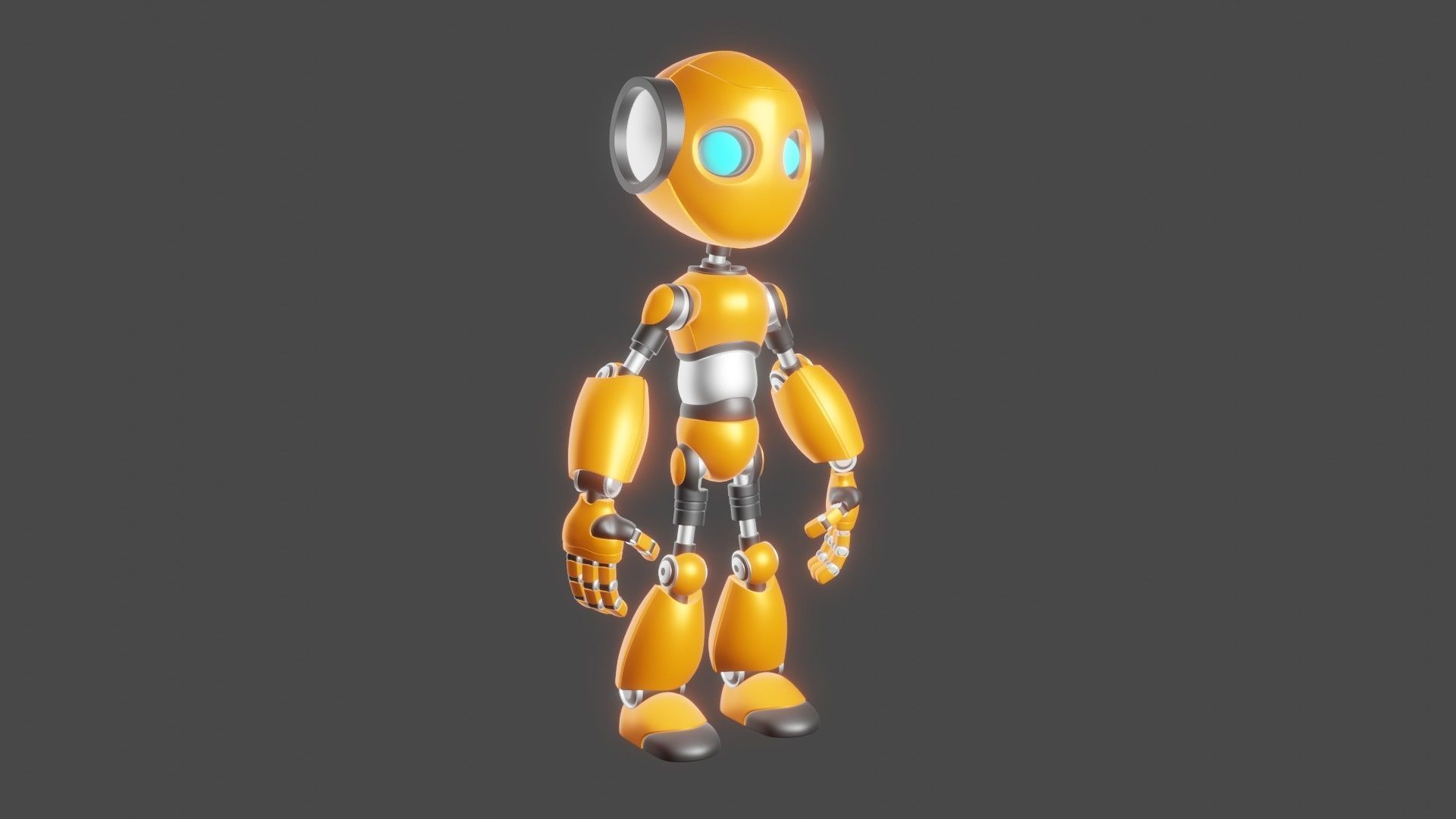 Robot Character - RC02 3D print model_3