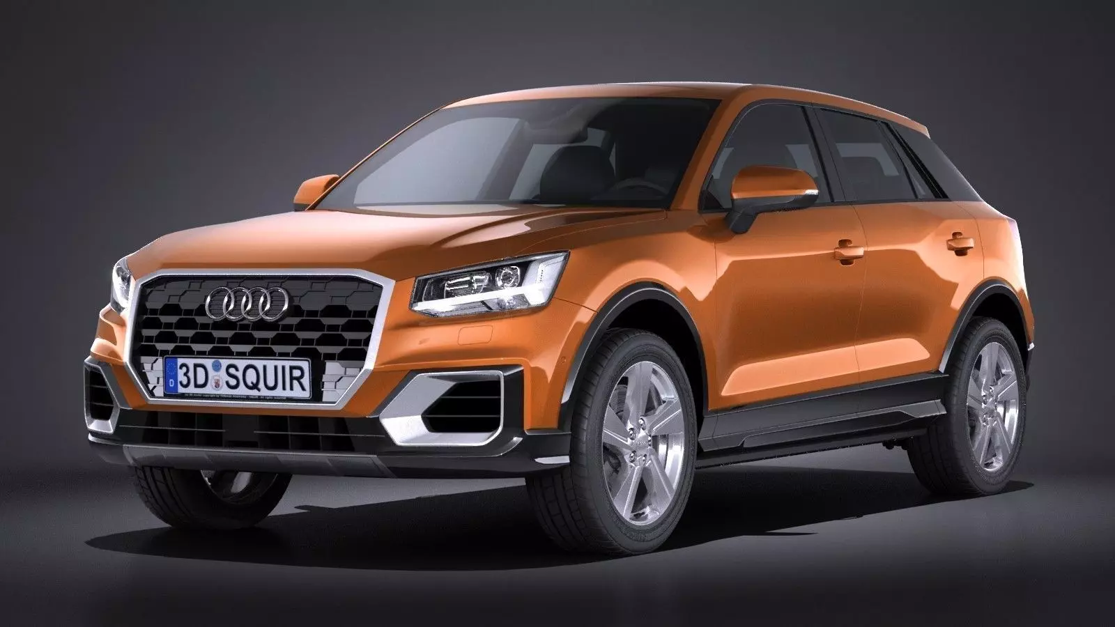 Audi Q2 2017 3D model