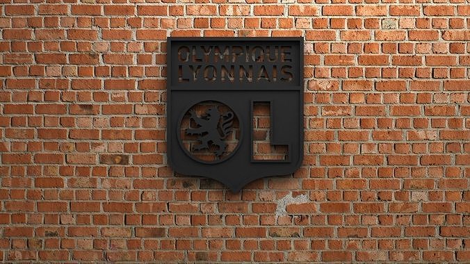 Olympique Lyonnais Logo 3D print model