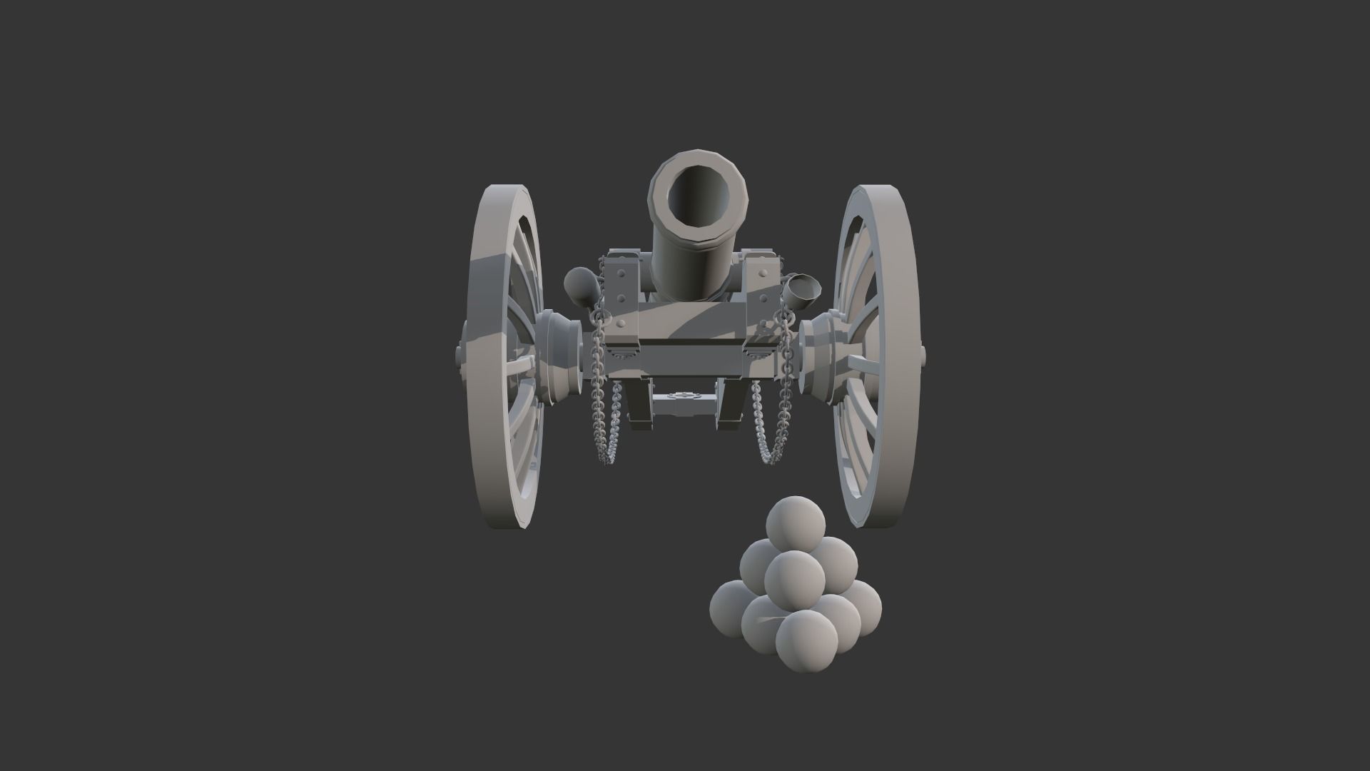 Cannon Ground 3D model_10