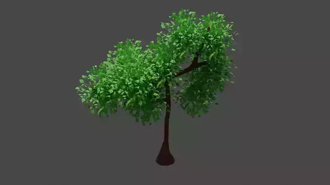 Low poly Tree willow