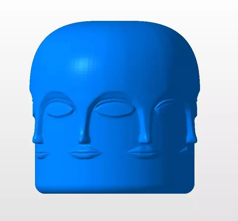 Nordic faces 3D print model_0