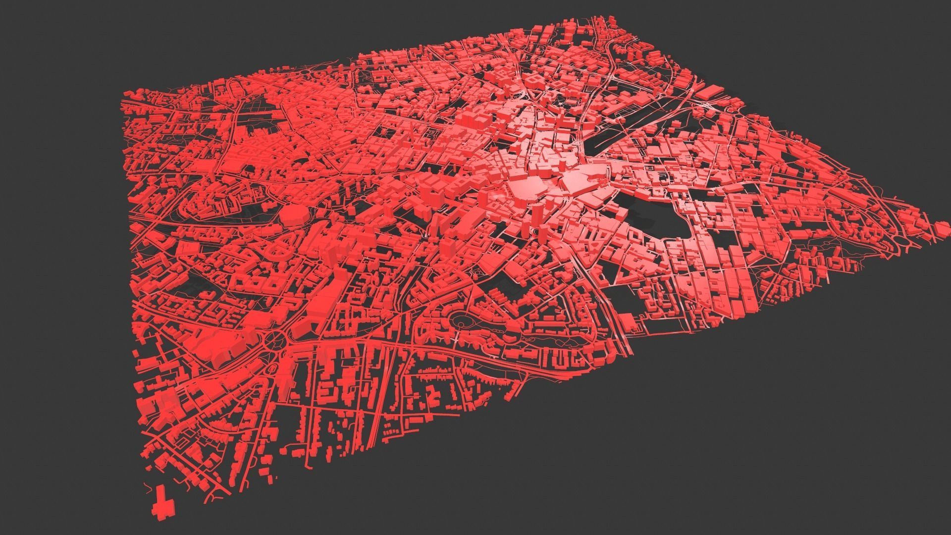 Cityscape Birmingham United Kingdom 3D model_4