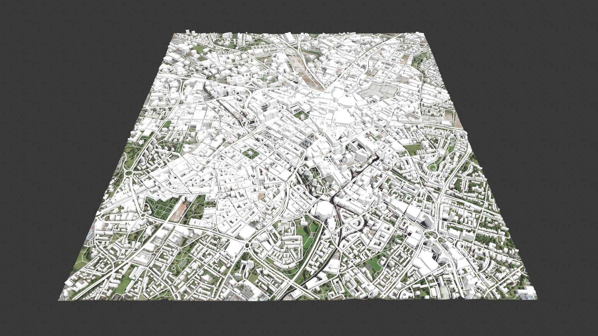 Cityscape Birmingham United Kingdom 3D model_8