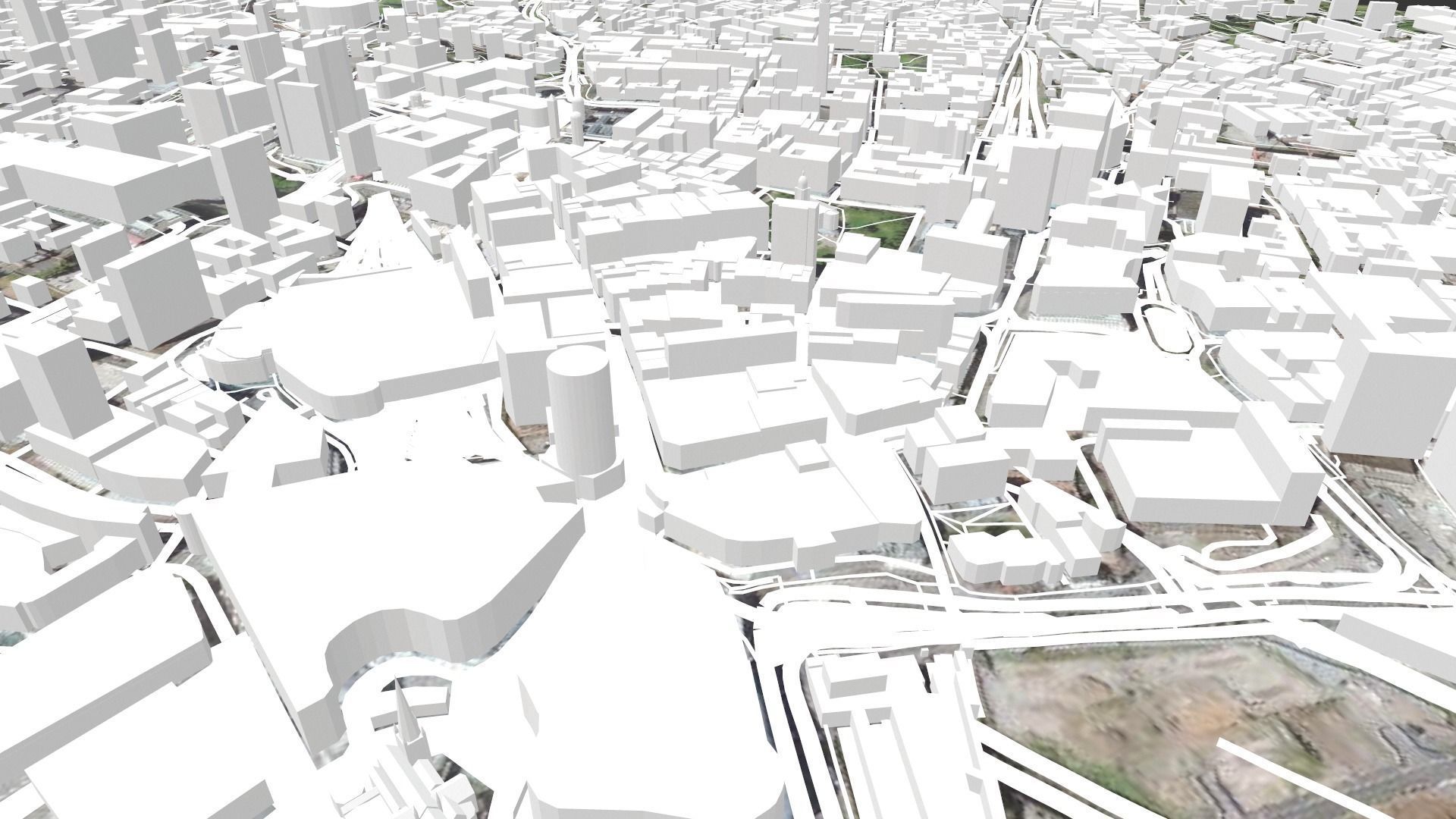 Cityscape Birmingham United Kingdom 3D model_15