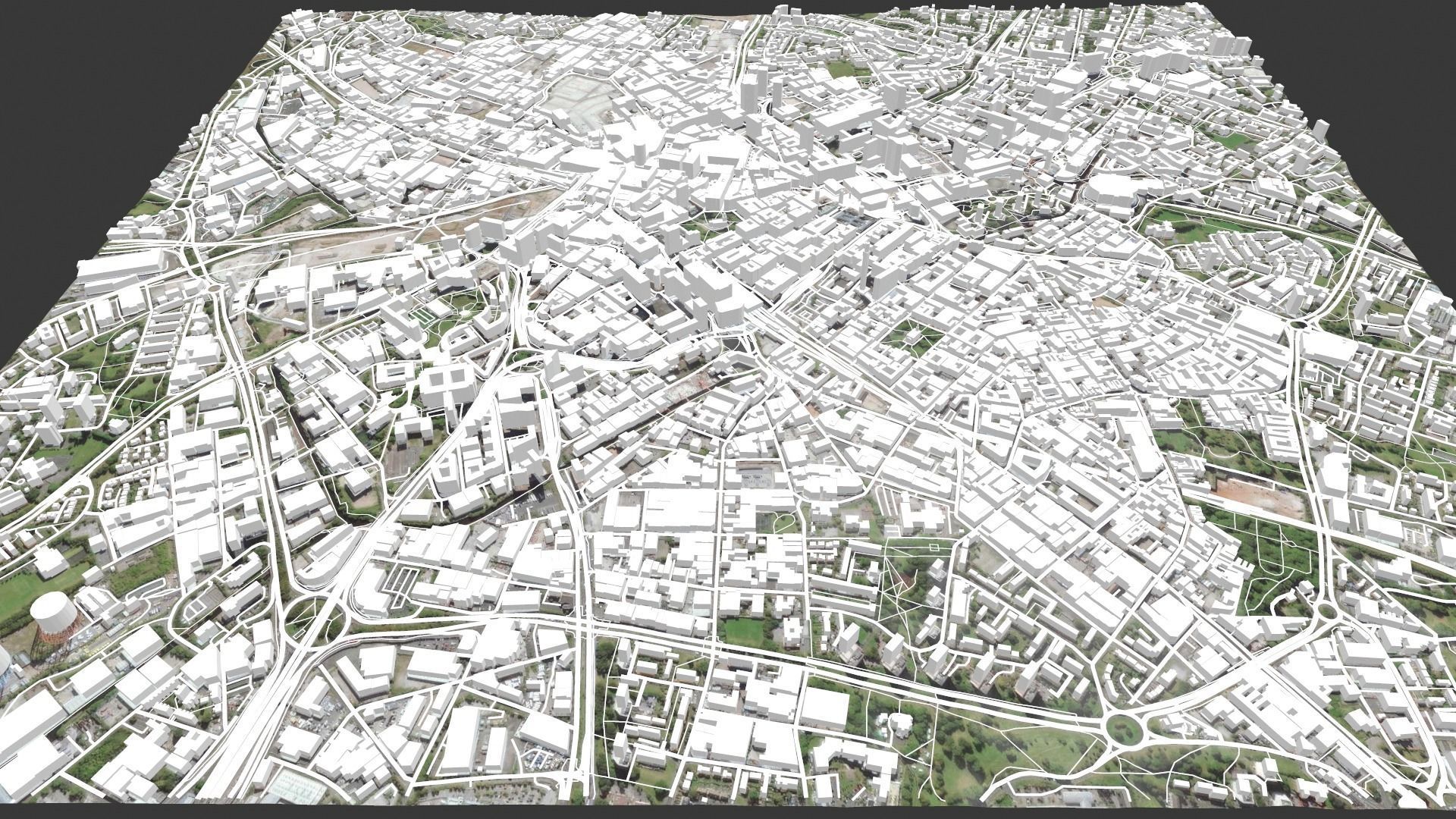 Cityscape Birmingham United Kingdom 3D model_11