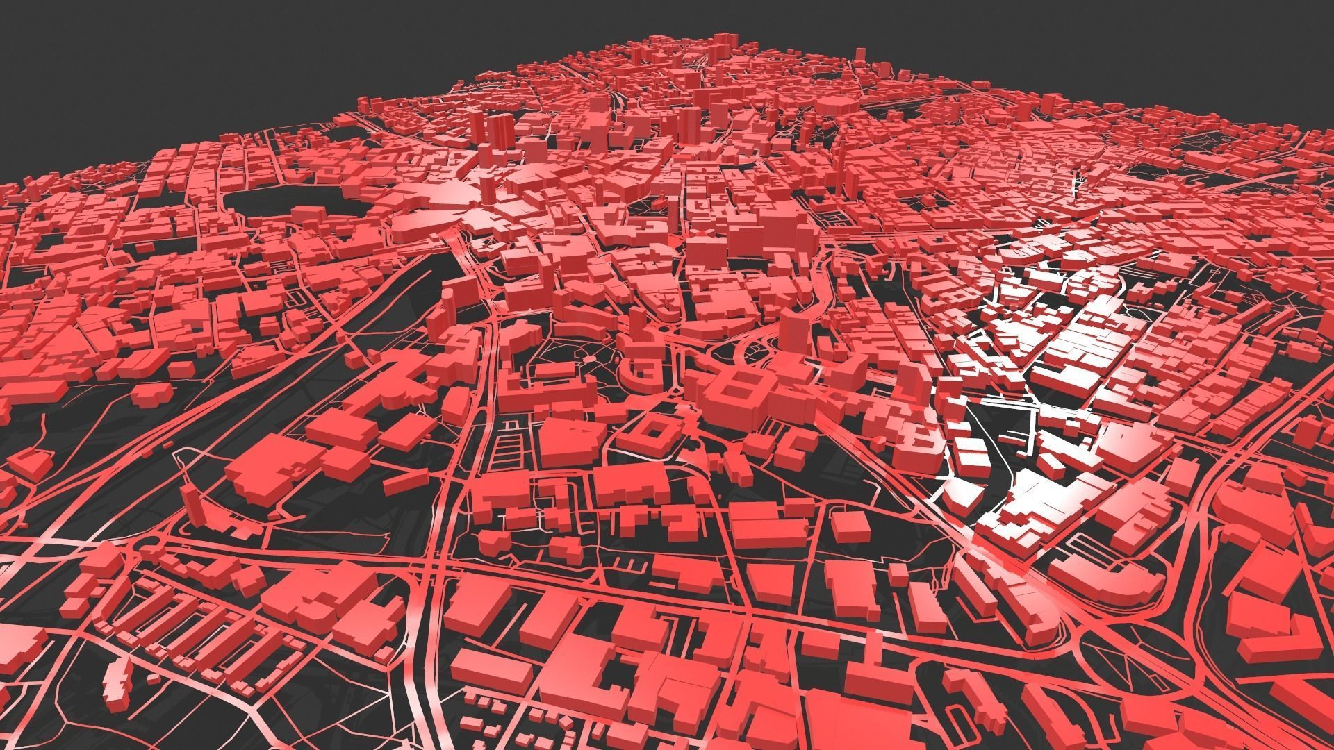 Cityscape Birmingham United Kingdom 3D model_14
