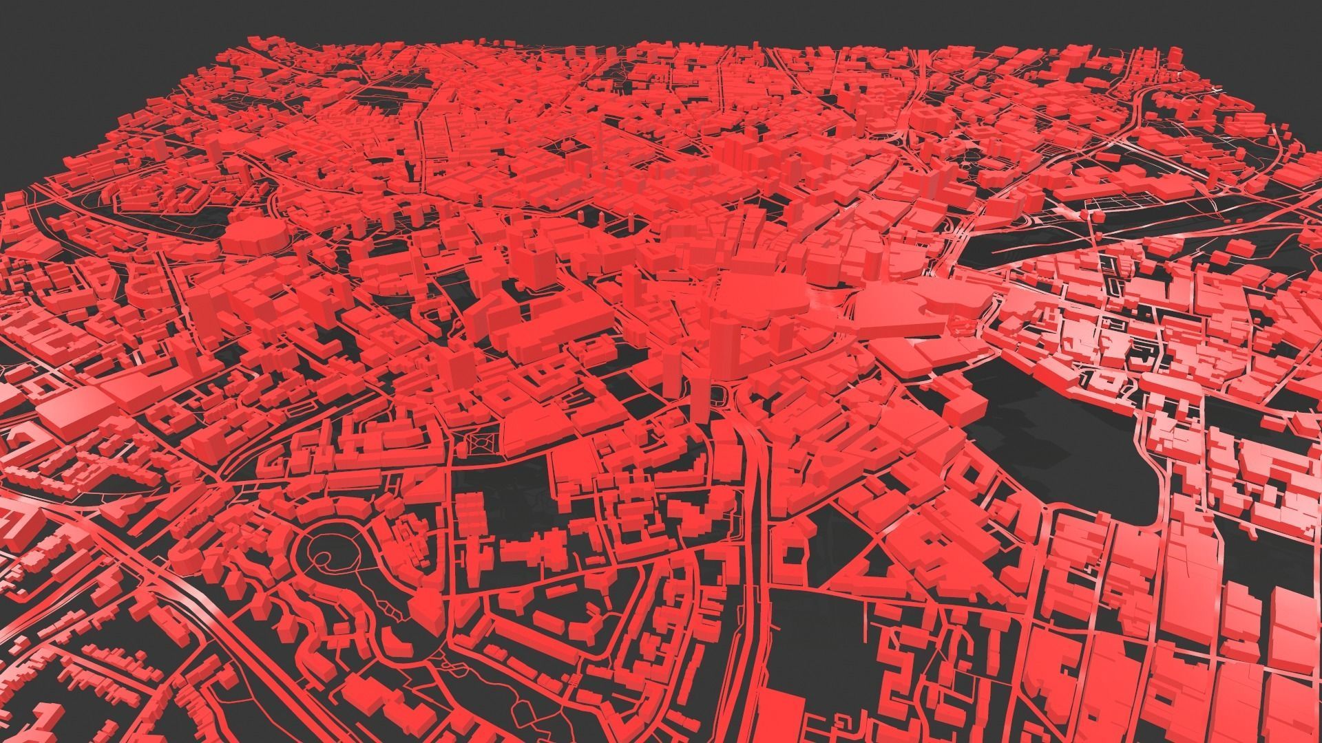 Cityscape Birmingham United Kingdom 3D model_7