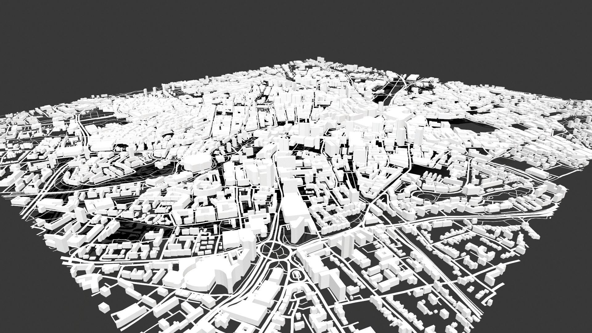 Cityscape Birmingham United Kingdom 3D model_17