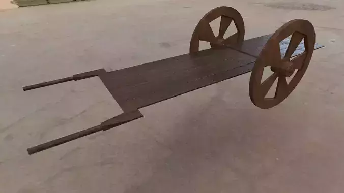 Wooden cart