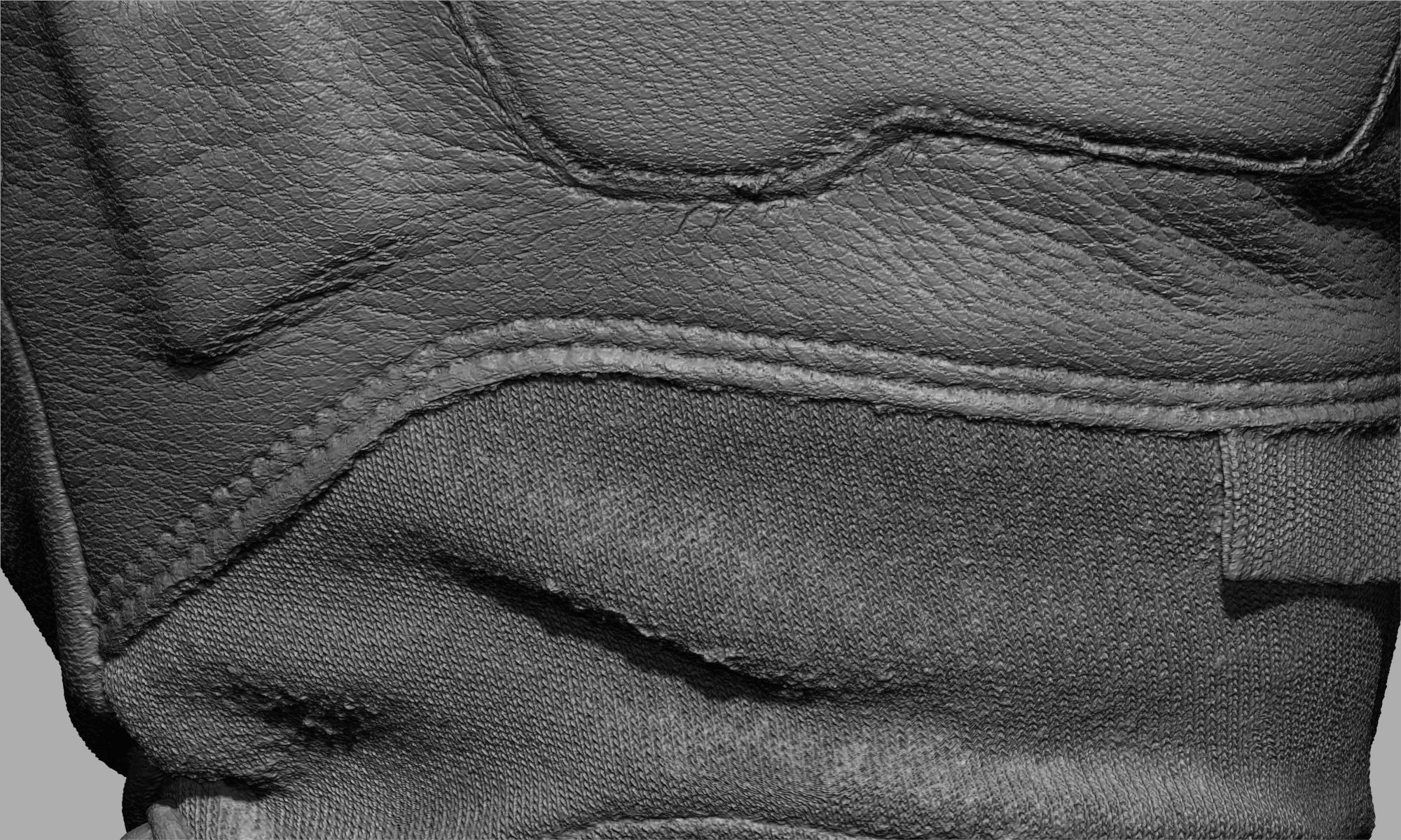 Tactical Gloves 014 Low-poly 3D model_14