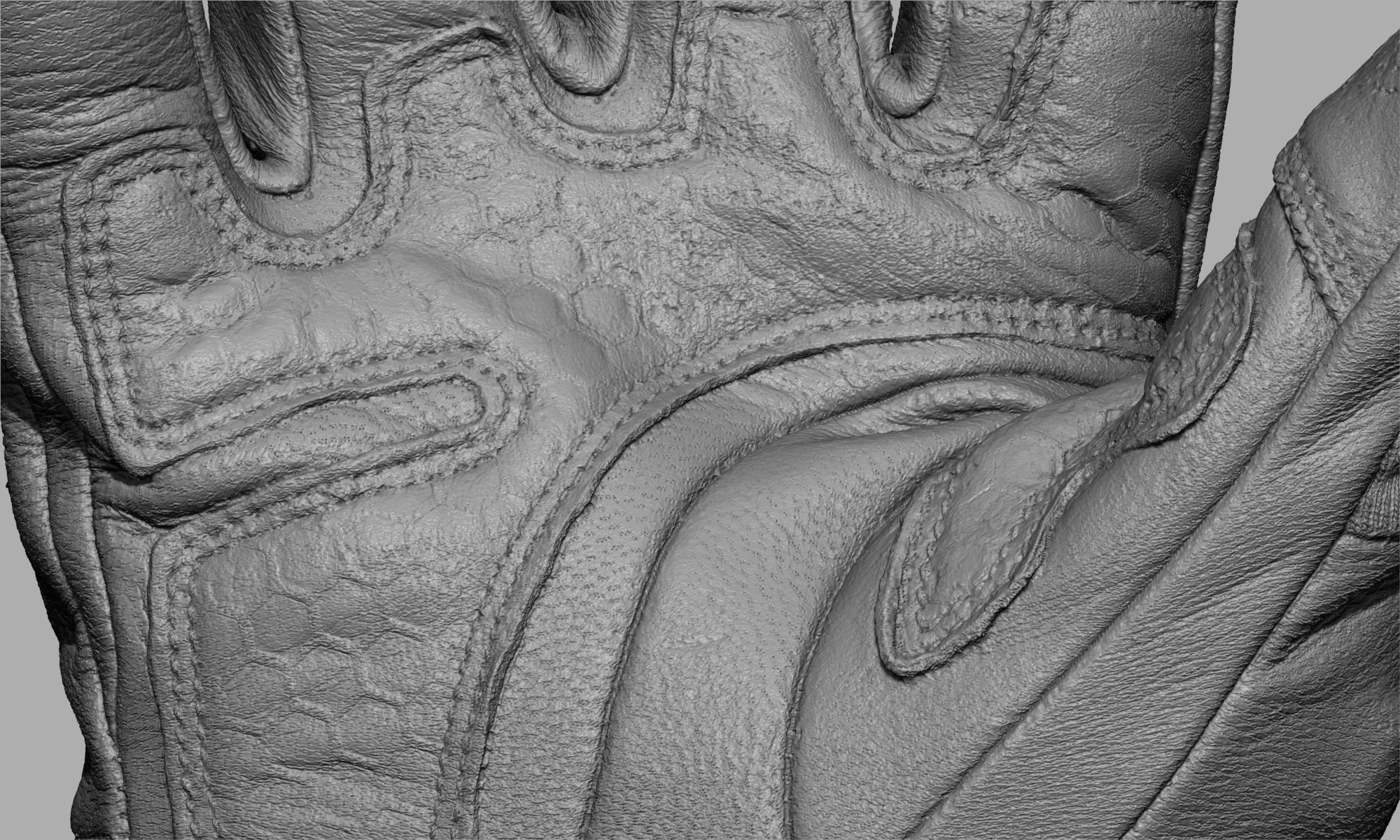 Tactical Gloves 014 Low-poly 3D model_13