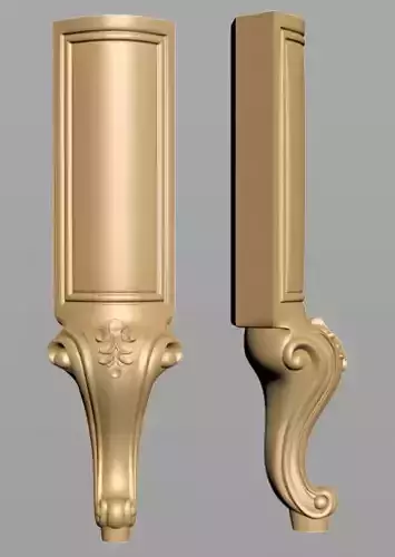 Carved Leg 3D model