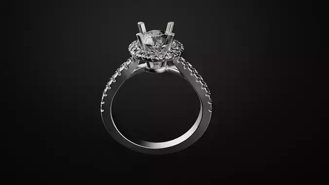 Ring with diamonds