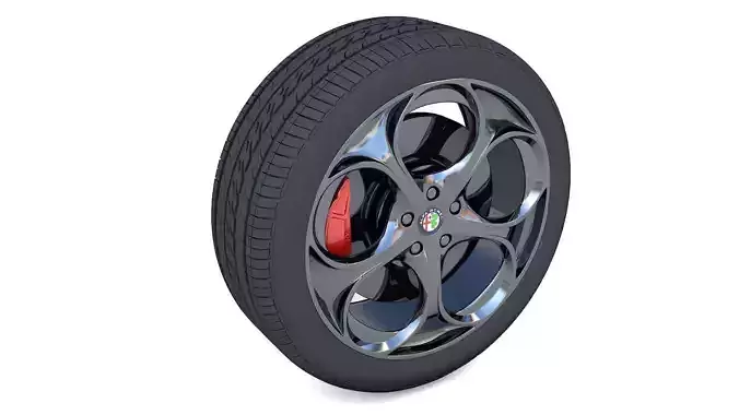 Alfa Romeo Giulia Rim 3D Model