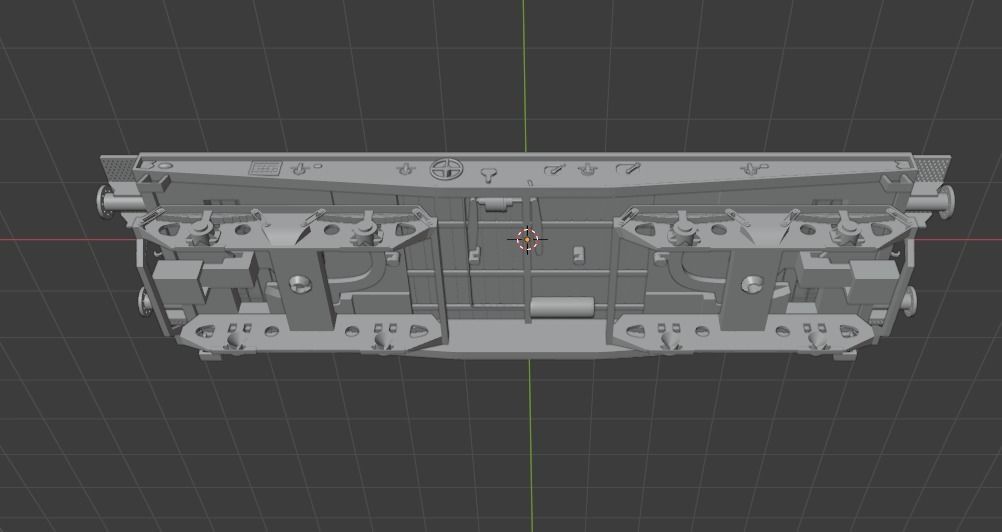 H0 1-87 scale Rlmmps freight car 3D print model_8