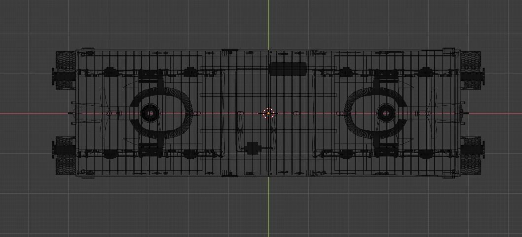 H0 1-87 scale Rlmmps freight car 3D print model_4