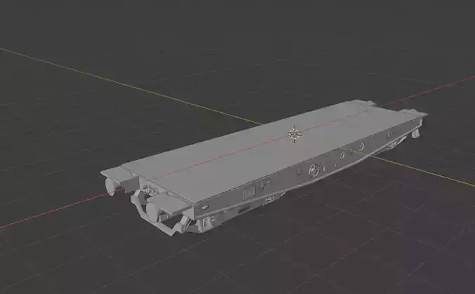 H0 1-87 scale Rlmmps freight car 3D print model