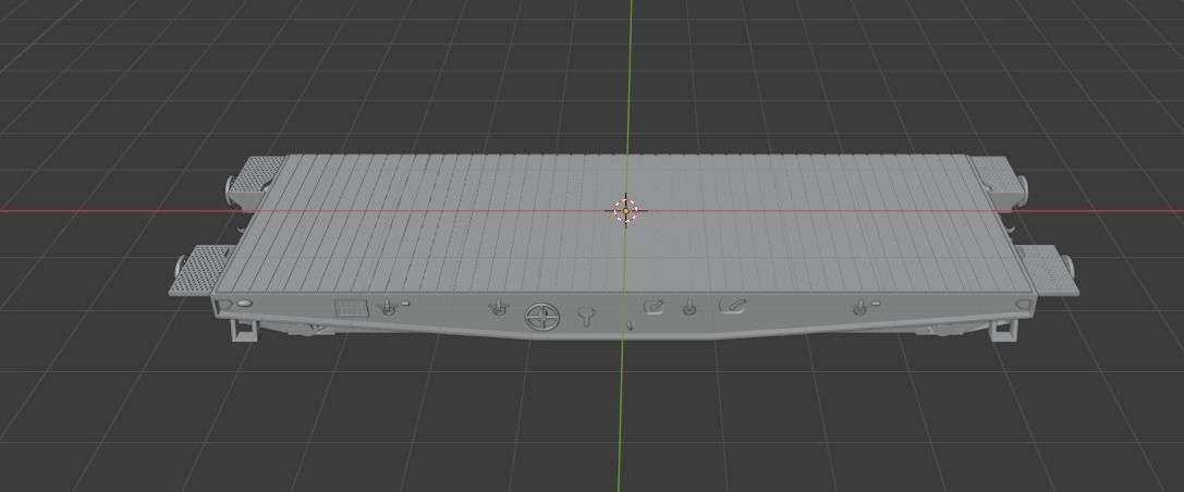H0 1-87 scale Rlmmps freight car 3D print model_7