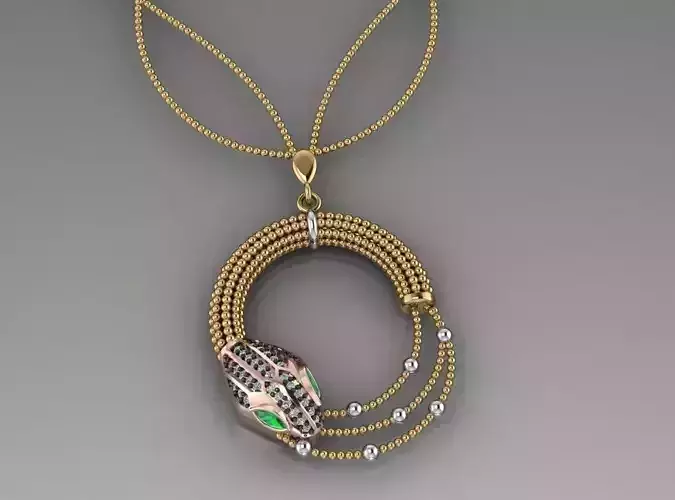 snake pendant 