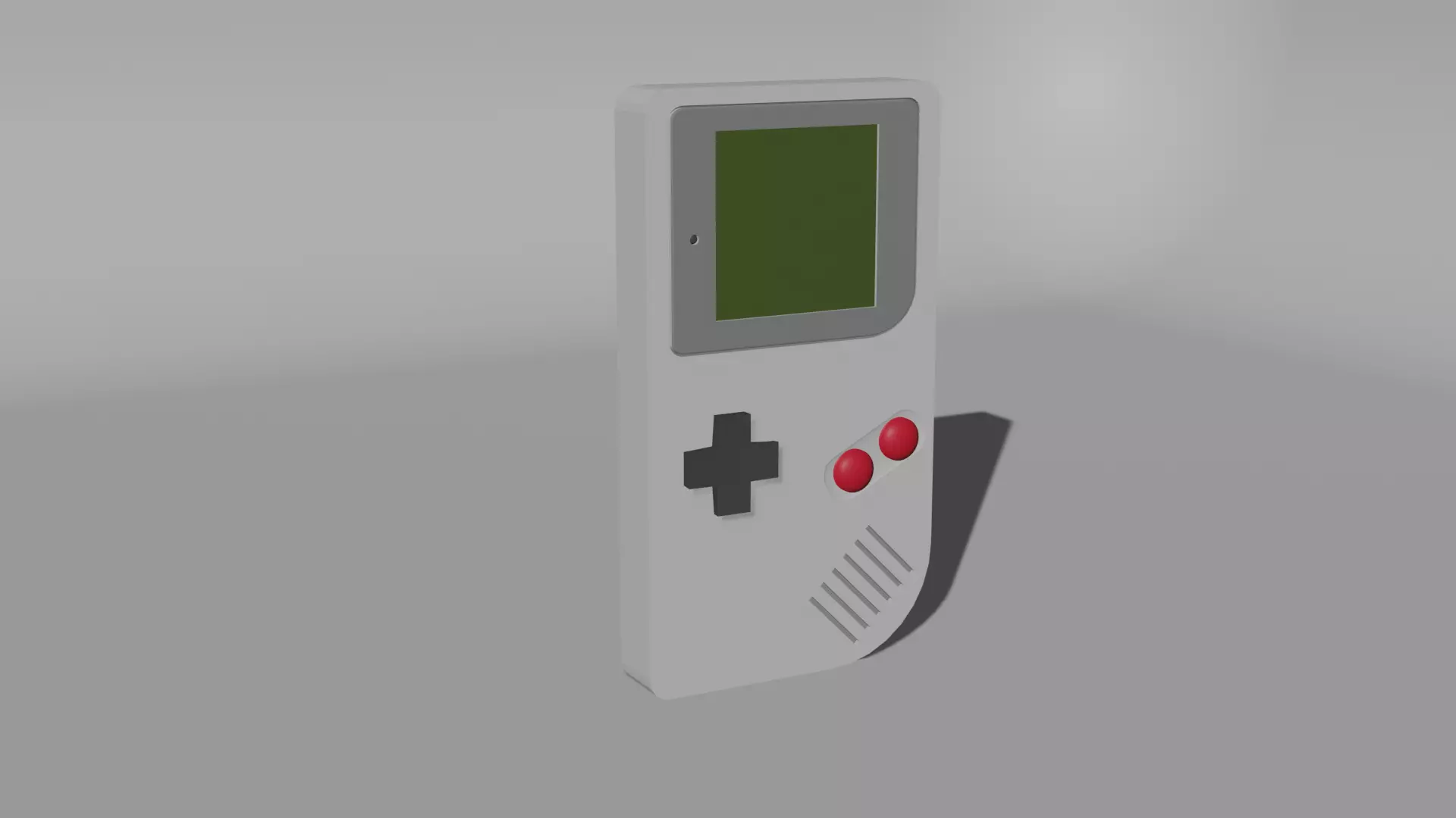 Game Boy Free low-poly 3D model_0