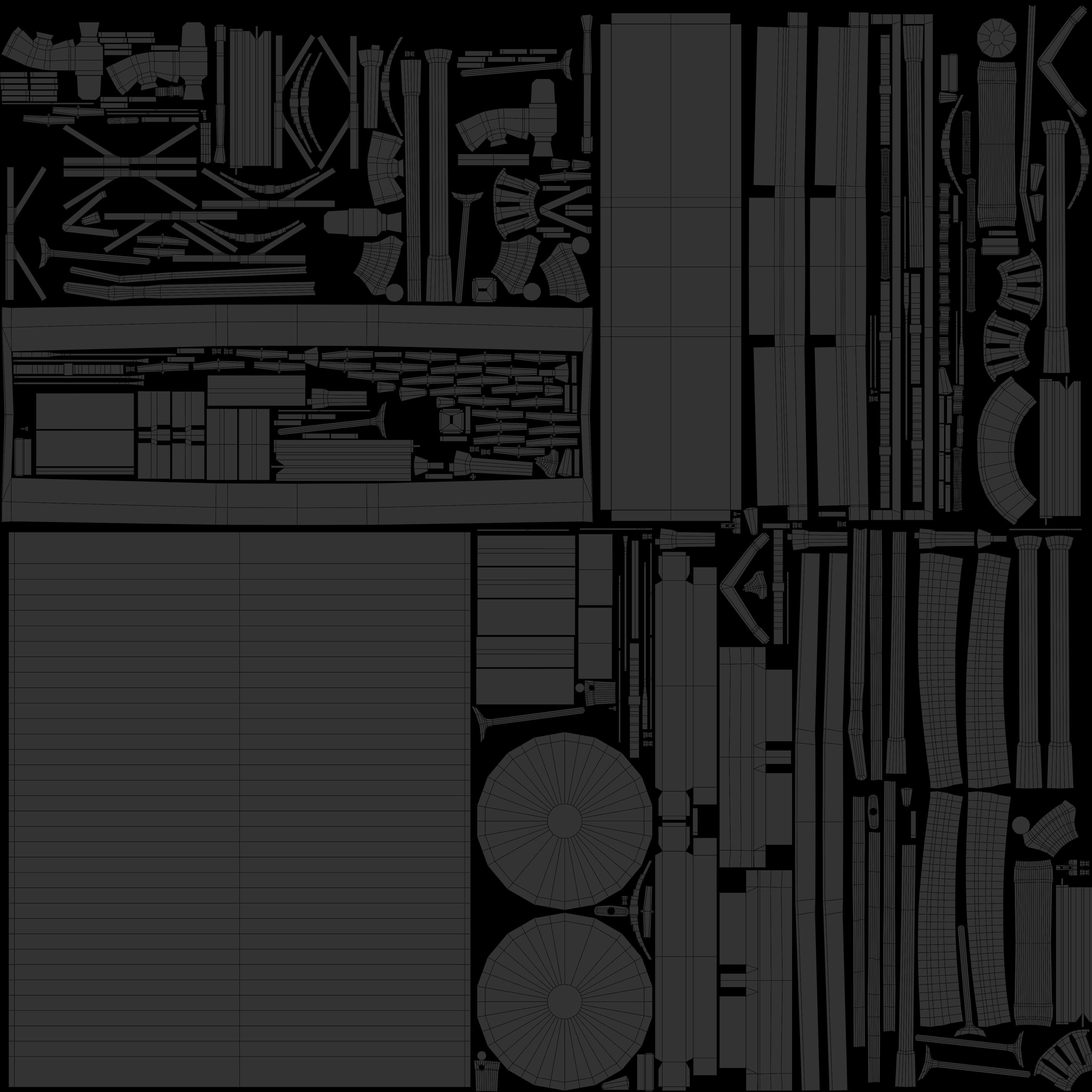 Rail tanker Low-poly 3D model_18