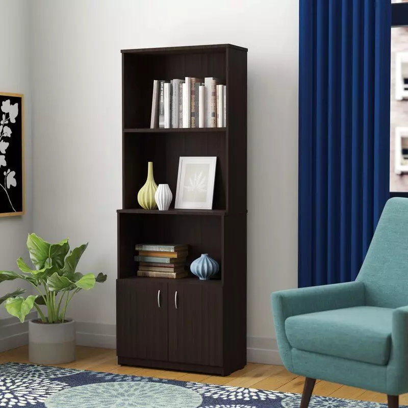 Espresso Wenge Stanislas Standard Bookcase 3D model_0