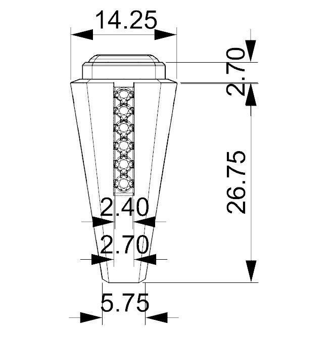 Diamond and emerald ring 3D print model 3D print model_16