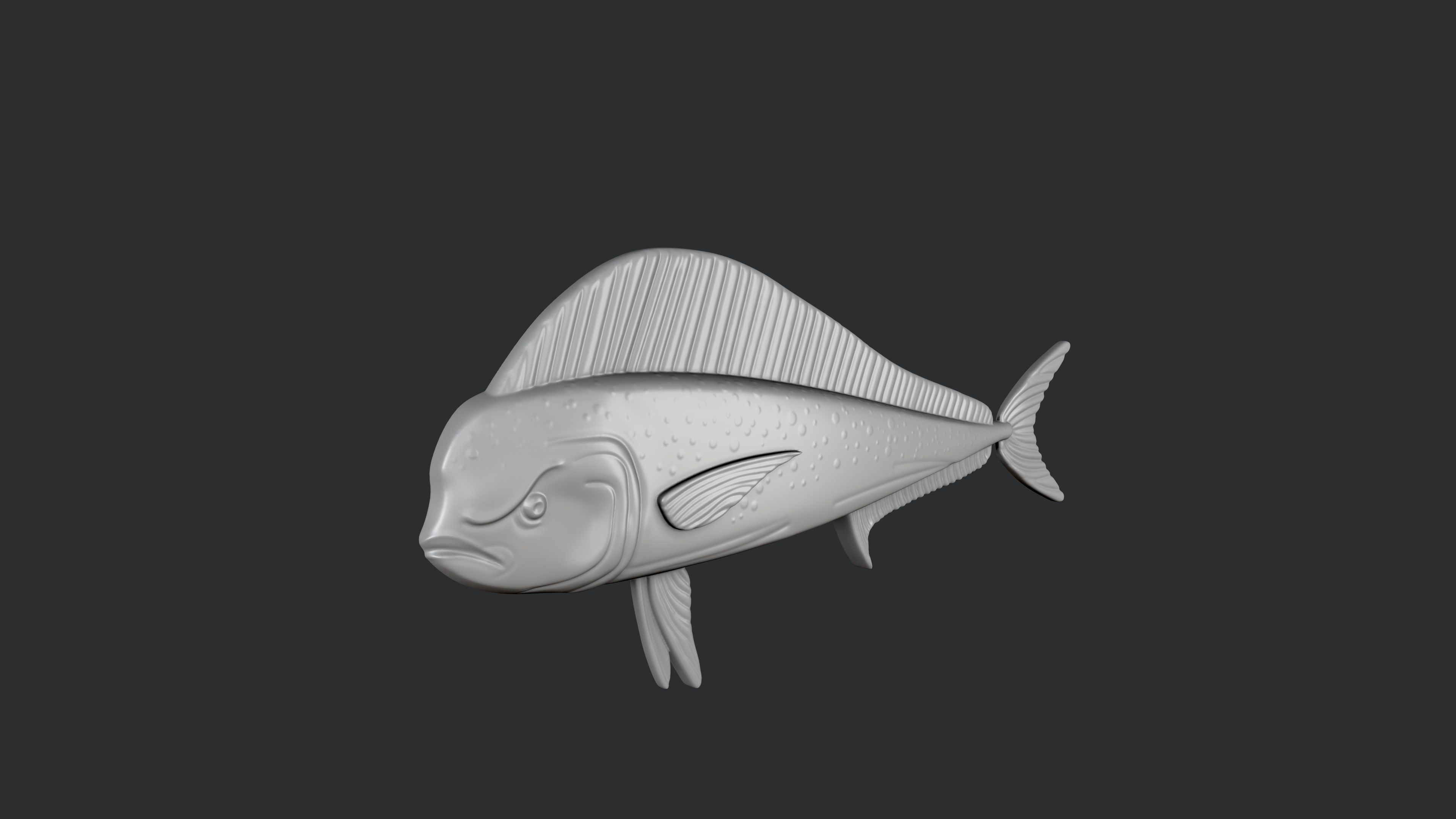 STL models for 3D printing and CNC dolphin fish 3D print model_1