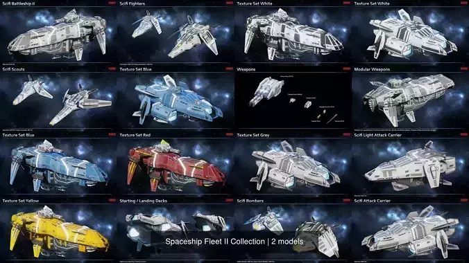 Spaceship Fleet II Collection 