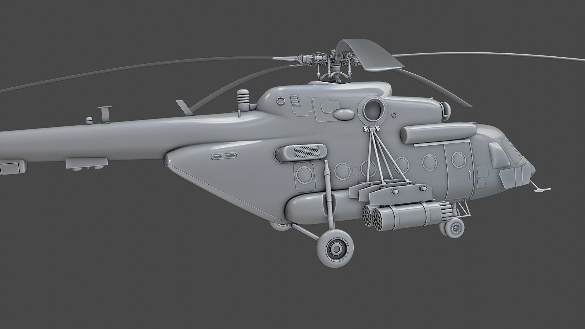 Helicopter Mi-8 AMTSH 3D model_8