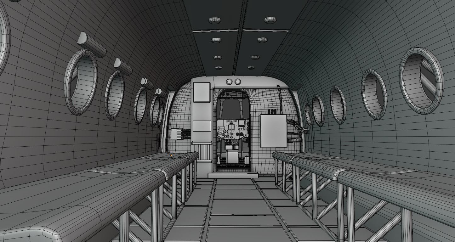 Helicopter Mi-8 AMTSH 3D model_36