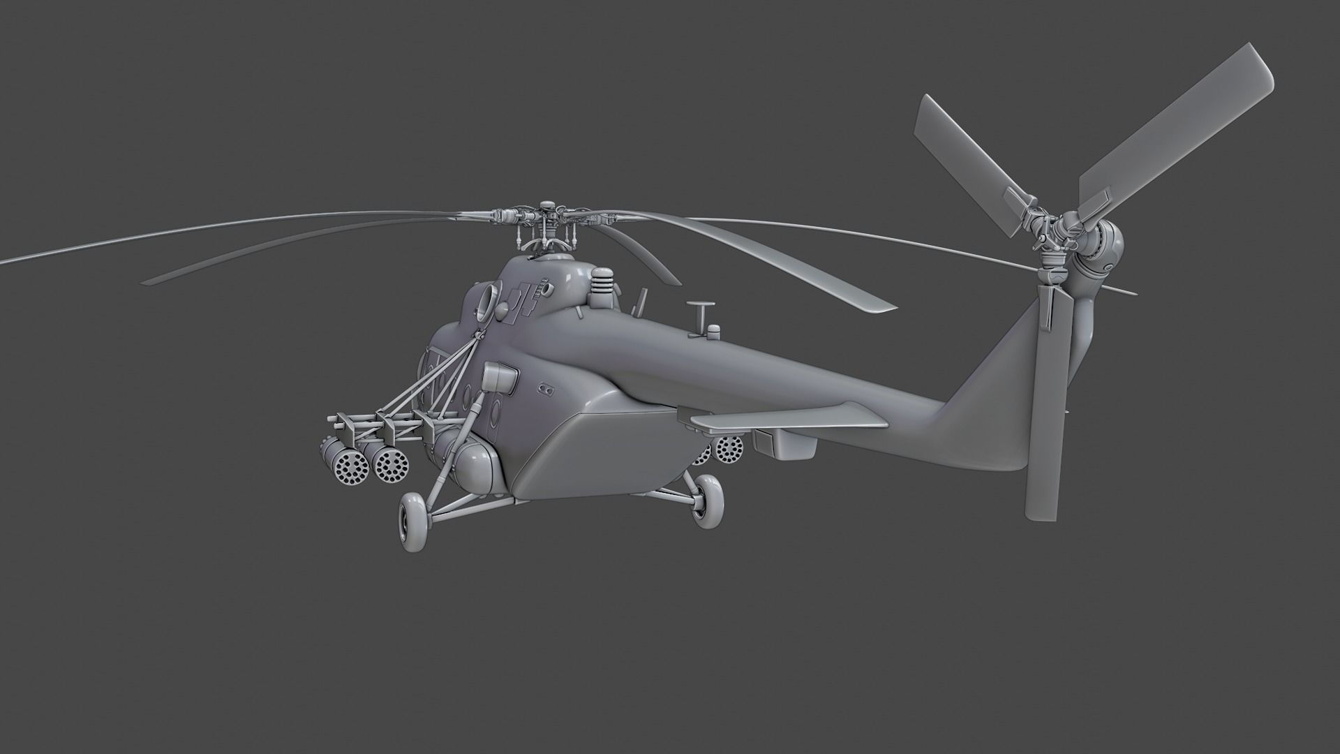 Helicopter Mi-8 AMTSH 3D model_5