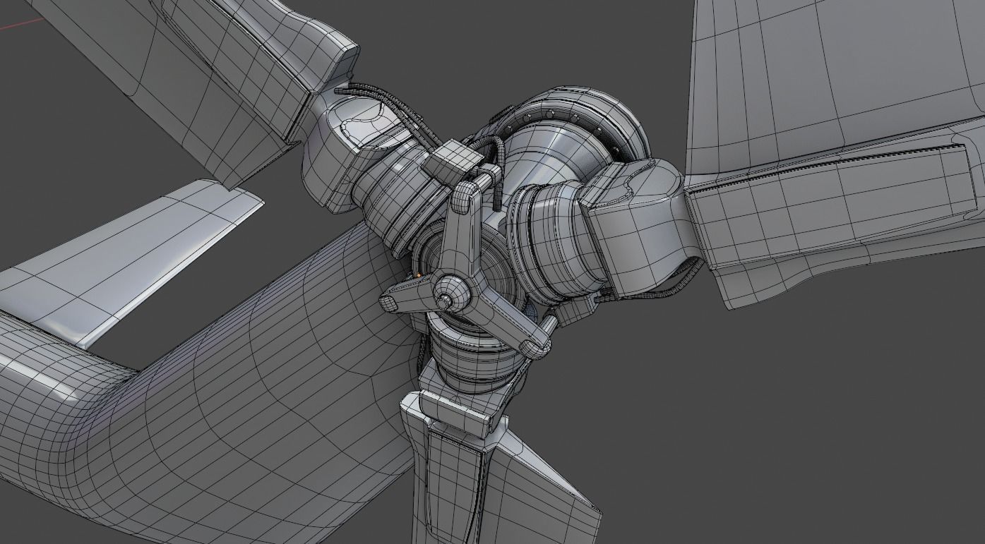 Helicopter Mi-8 AMTSH 3D model_24