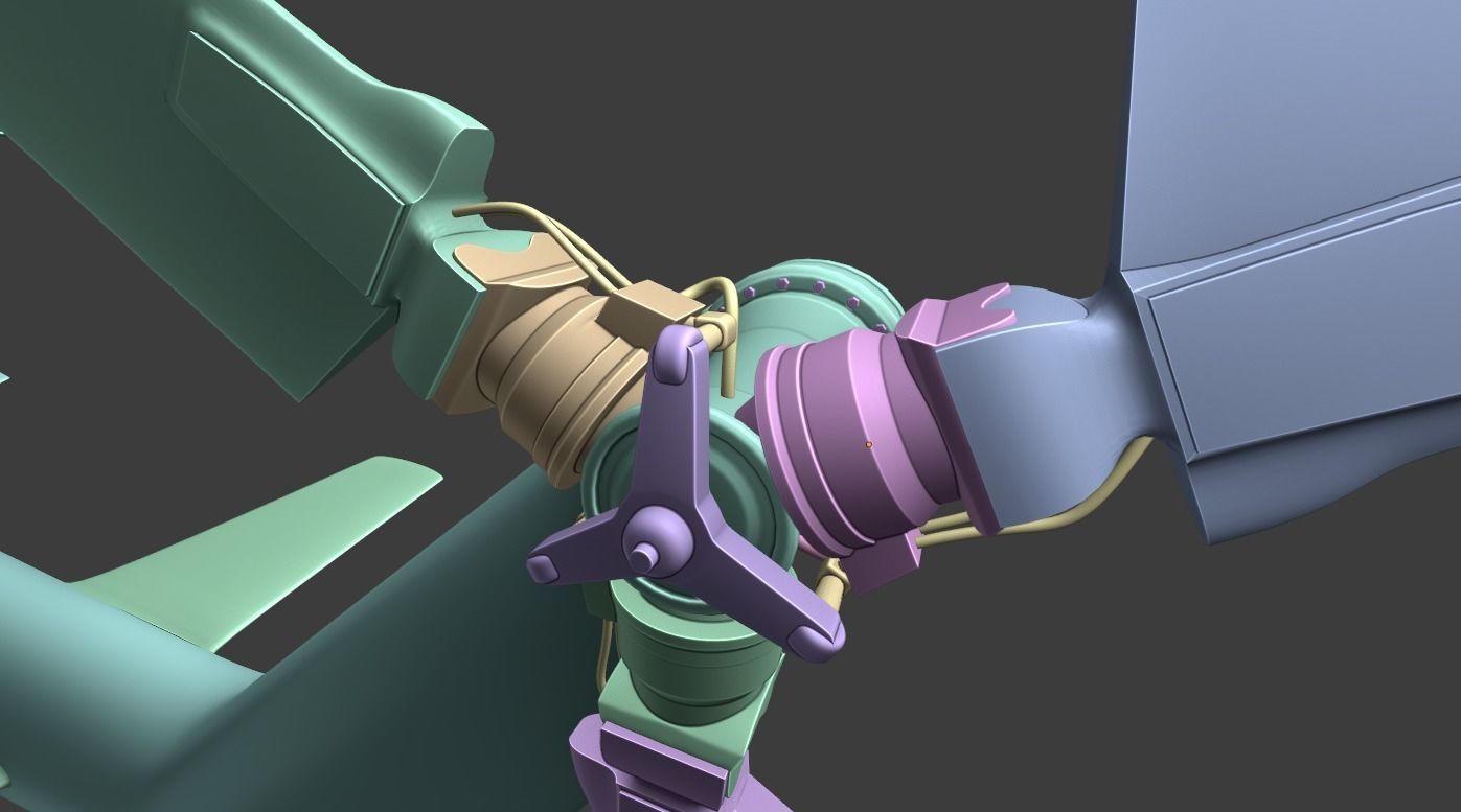 Helicopter Mi-8 AMTSH 3D model_41