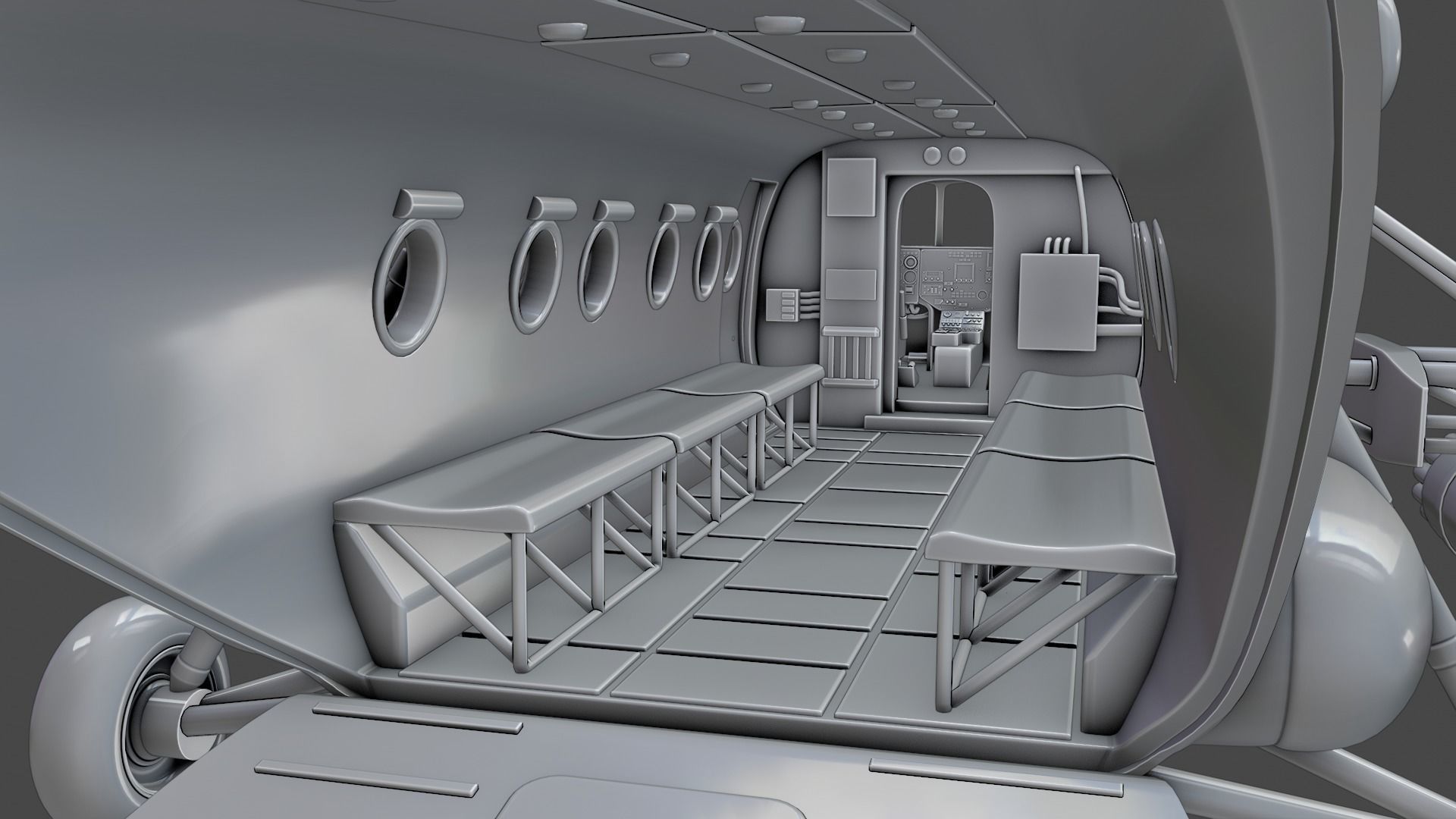 Helicopter Mi-8 AMTSH 3D model_21