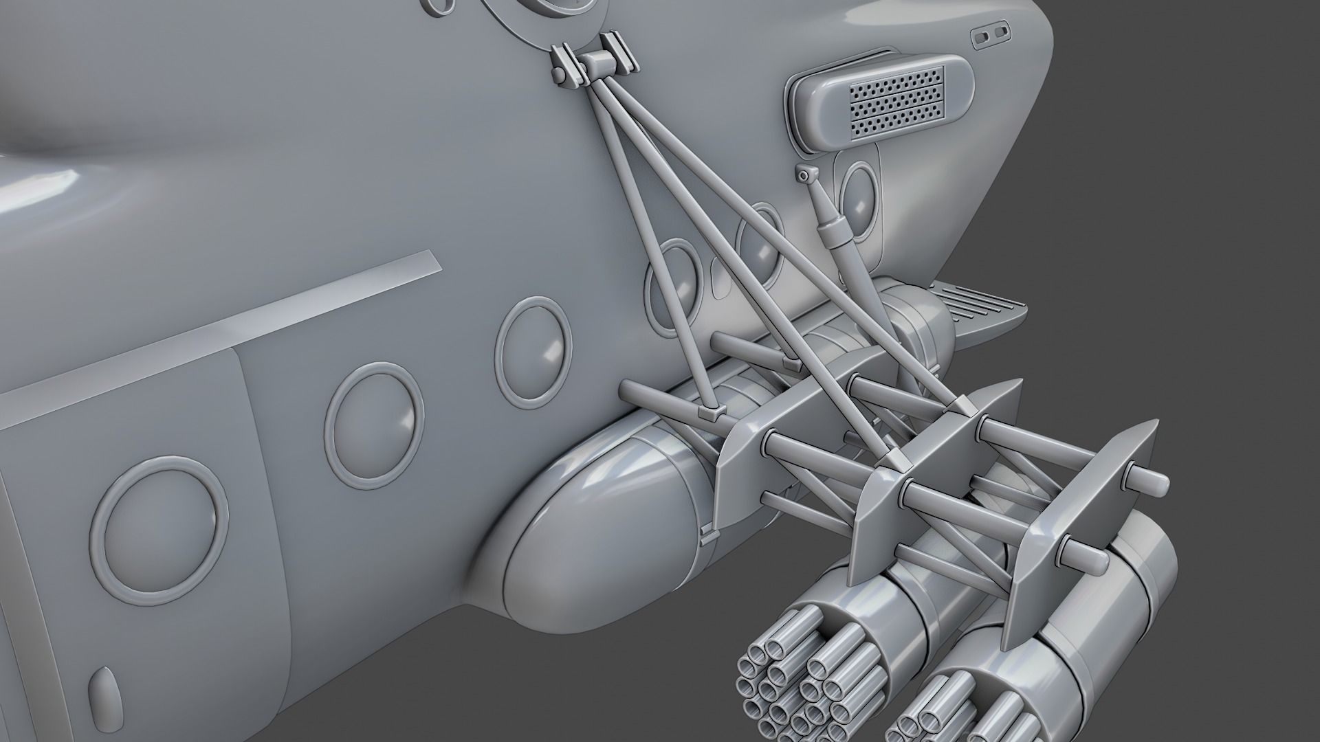 Helicopter Mi-8 AMTSH 3D model_22