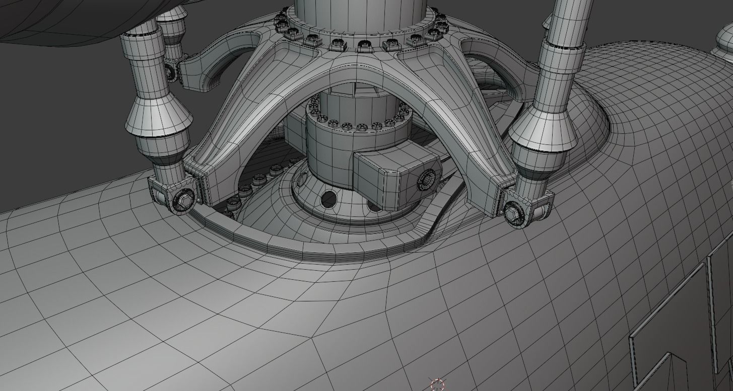 Helicopter Mi-8 AMTSH 3D model_33