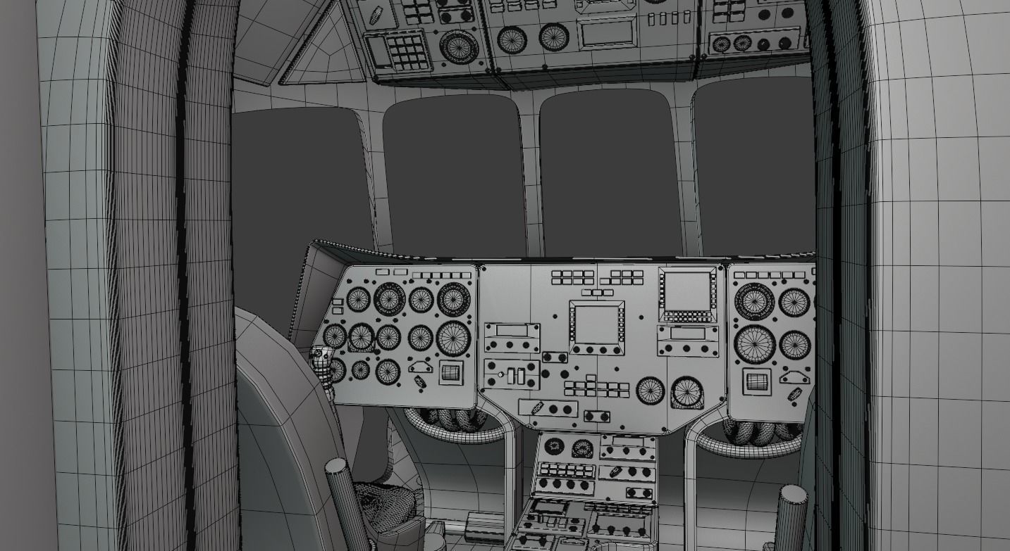 Helicopter Mi-8 AMTSH 3D model_35