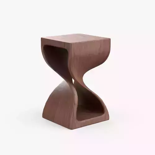 Pelley End Table walnut finish
