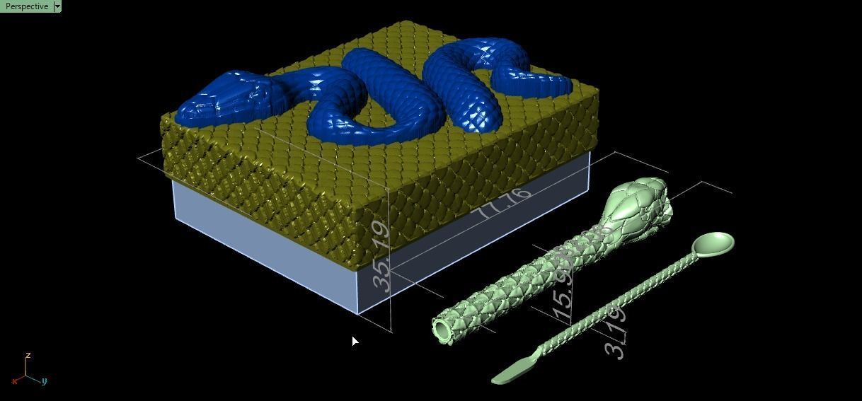 cocaine box-original design 3D print model_17