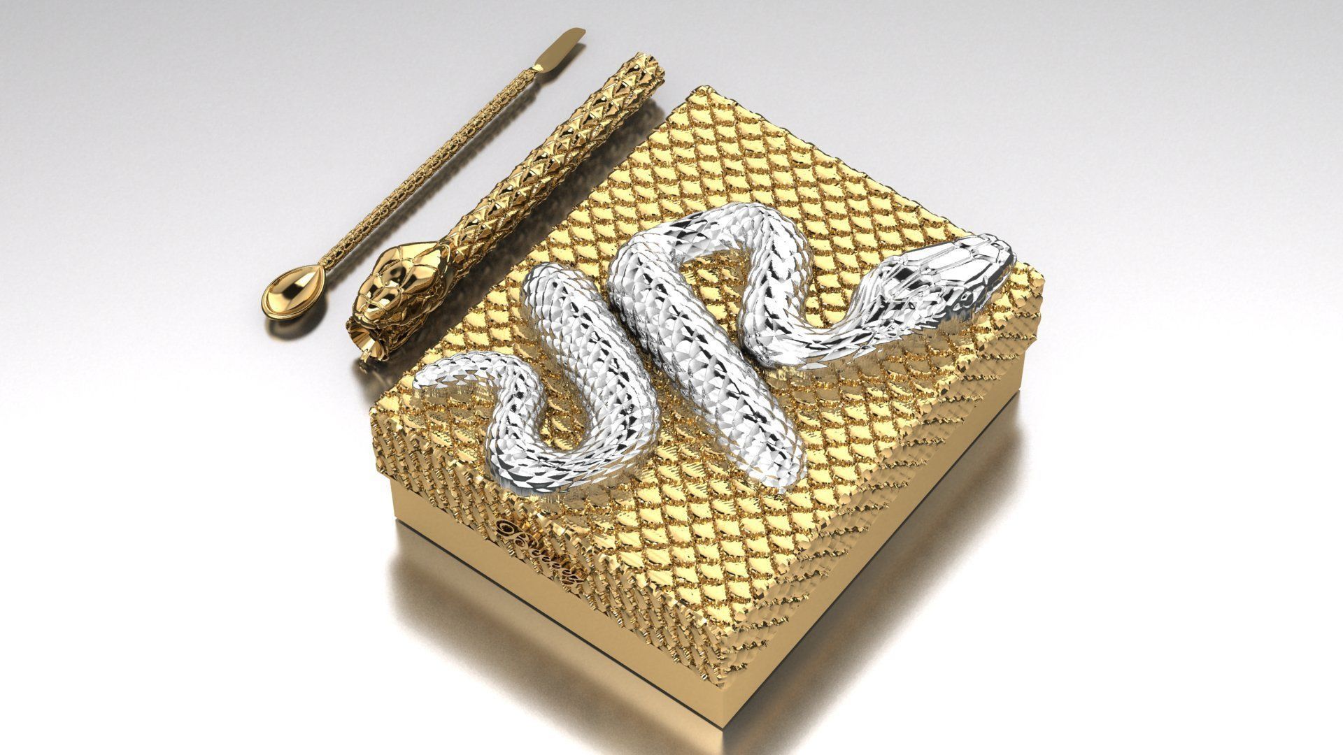 cocaine box-original design 3D print model_2