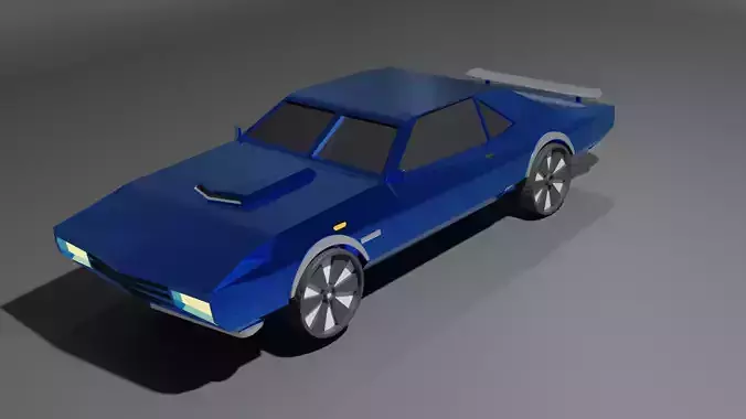 Chevrolet Camaro 1969 SS Low-poly 3D car model