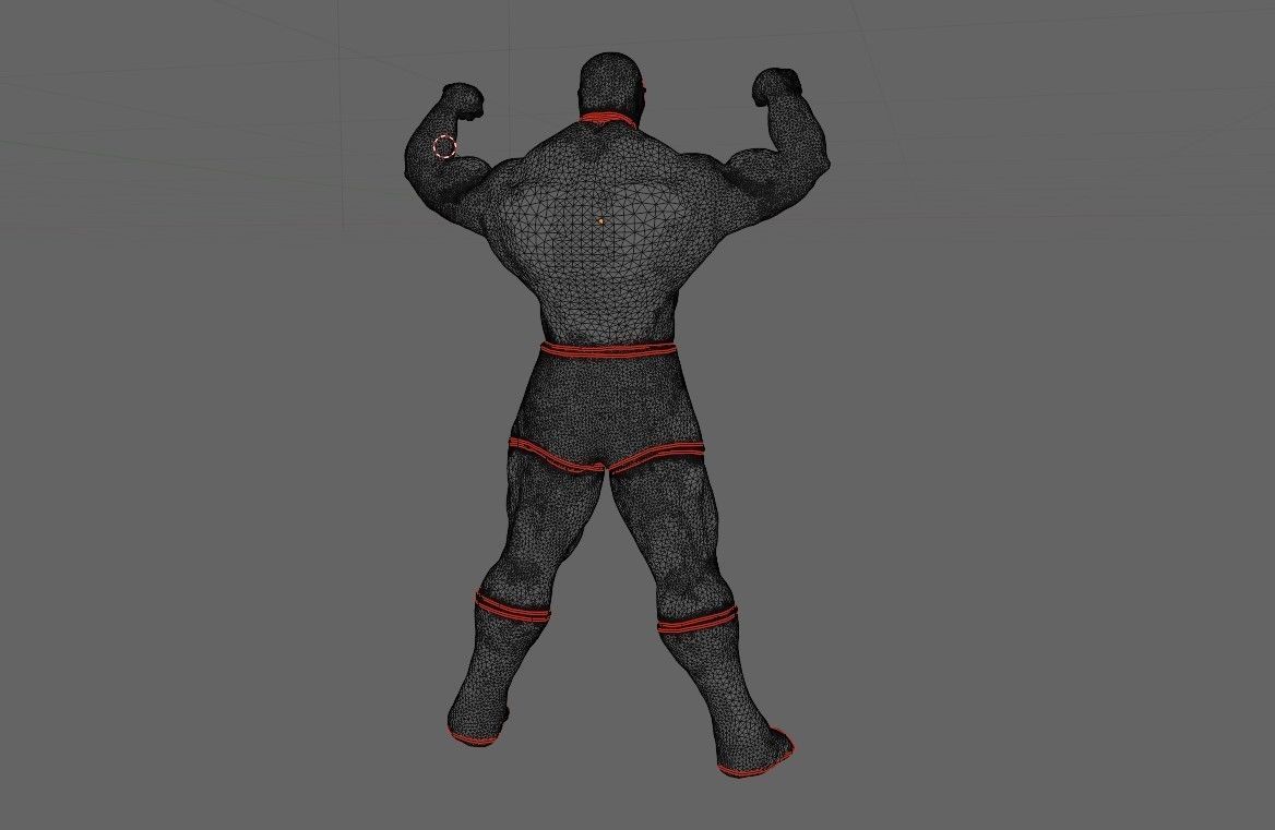 Masked Fighter - Lucha Libre 3D print model_8