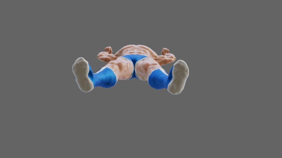 Masked Fighter - Lucha Libre 3D print model_11