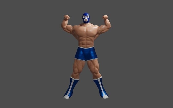 Masked Fighter - Lucha Libre 3D print model